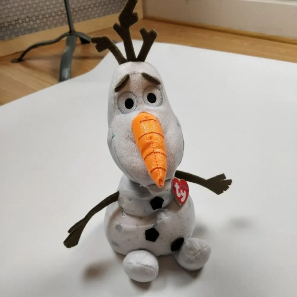 FREE* Ty Sparkle Frozen 2 Olaf Beanie Babies Stuffed Animals